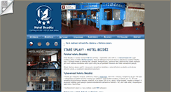 Desktop Screenshot of hotelbezdez-machovojezero.cz